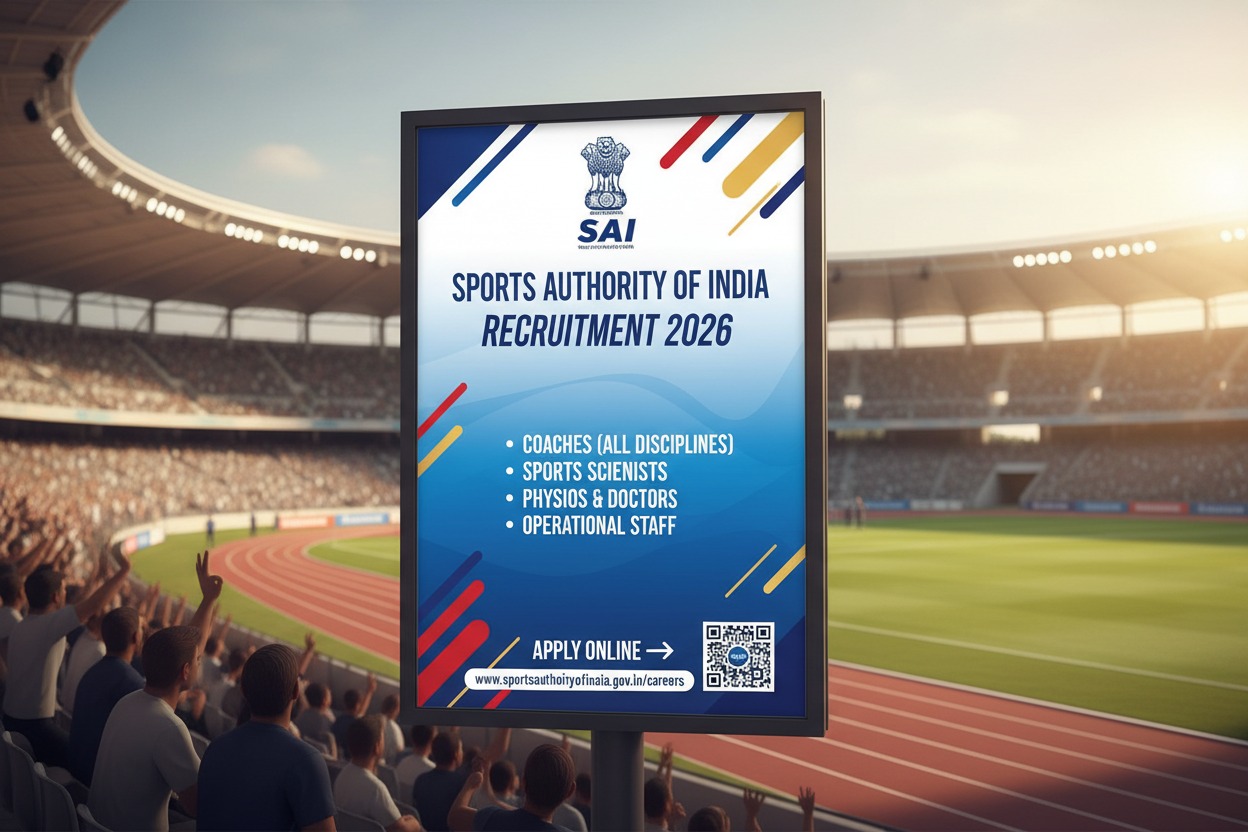 Sports Authority of India Recruitment 2026 – Apply Online for 323 Assistant Coach Posts | AnyJobAlert