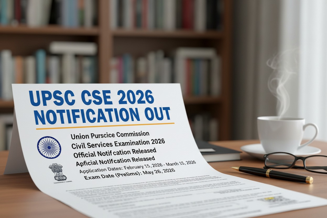 UPSC CSE 2026 Notification Out: 933 Civil Services Vacancies for Graduates | anyjobalert