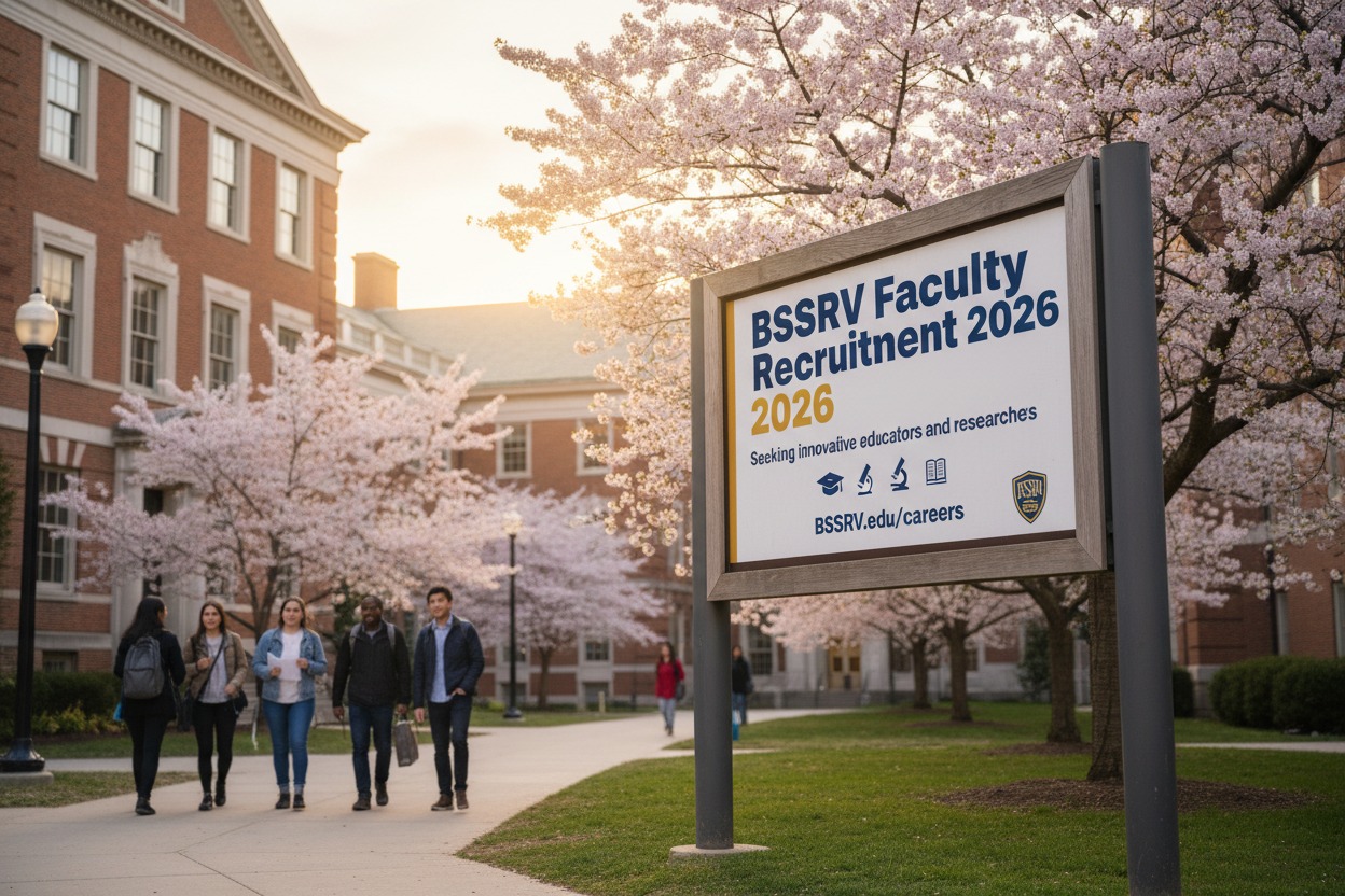 BSSRV Faculty Recruitment 2026 Notification Out for 14 Posts | Apply Before 15 February