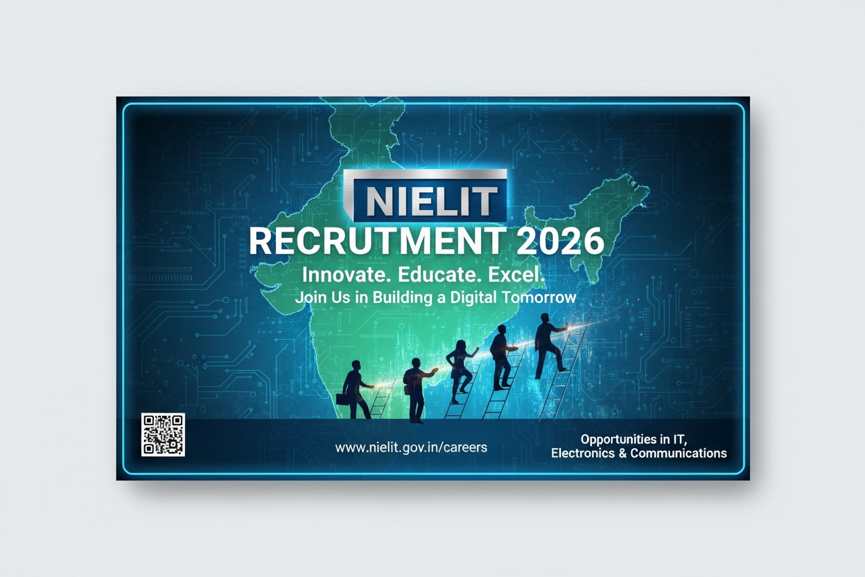 NIELIT Recruitment 2026 Notification – Apply for Assistant Professor Vacancy (02 Posts) Before 27 February