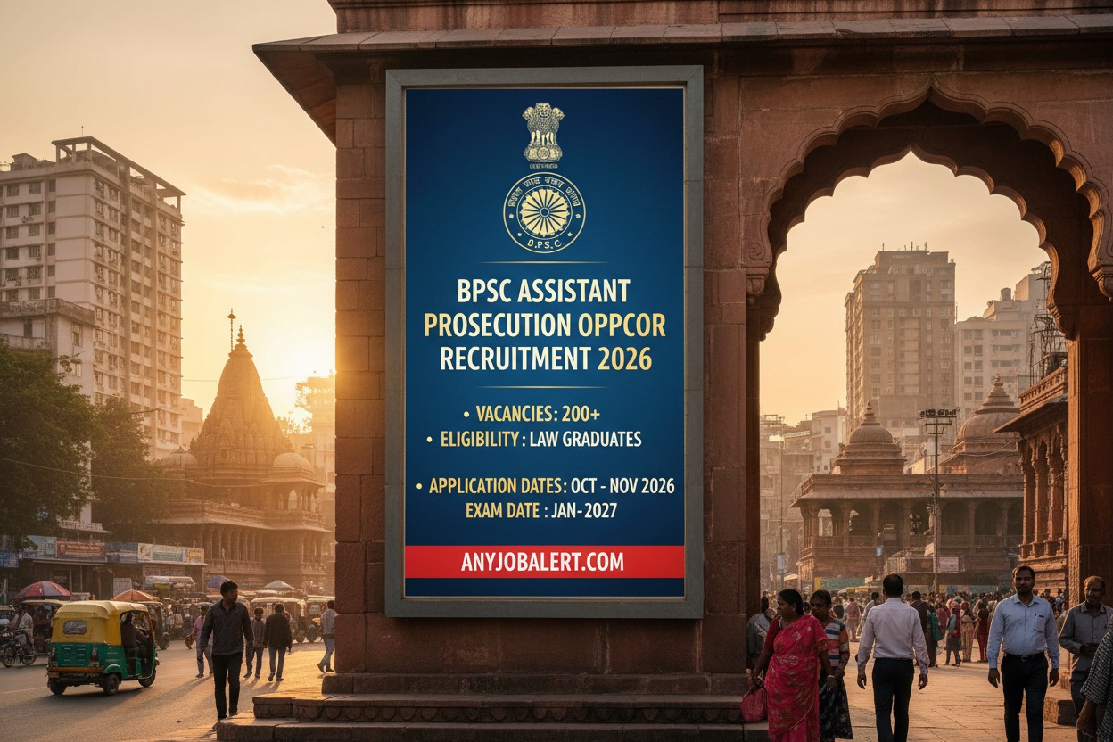 BPSC Assistant Prosecution Officer Recruitment 2026 – 300 APO Vacancies | LLB Required | Apply Before 20 March 2026