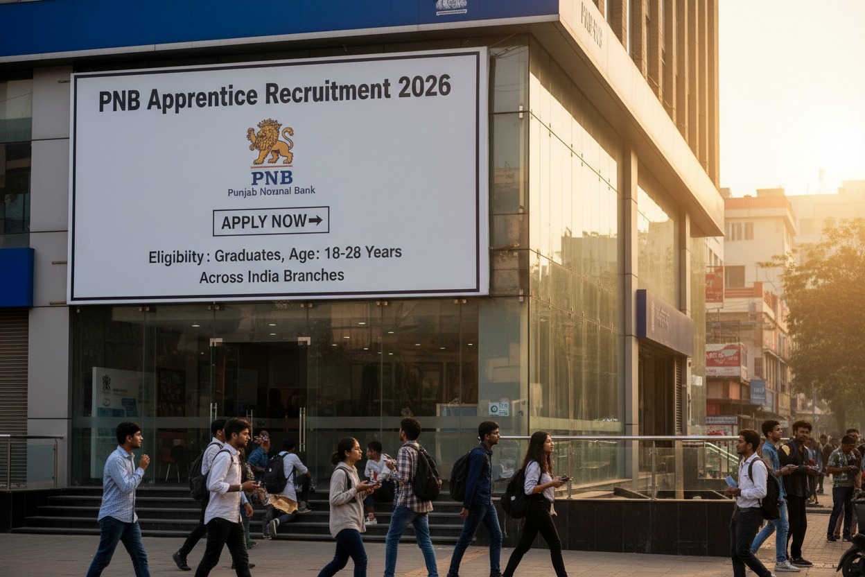 PNB Apprentice Recruitment 2026: 5138 Training Vacancies for Graduates | Apply Online – AnyJobAlert