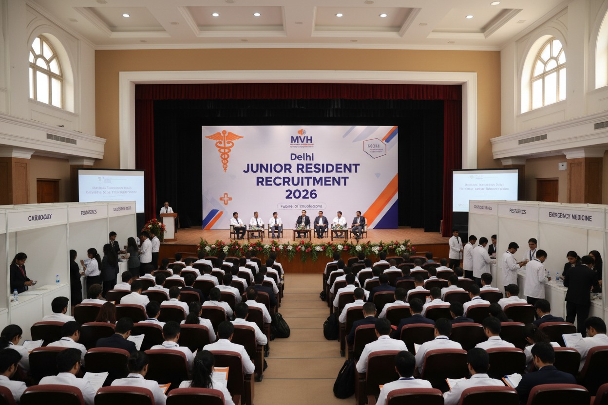 MVH Delhi Junior Resident Recruitment 2026 – Apply for 9 MBBS Posts Before 17 March