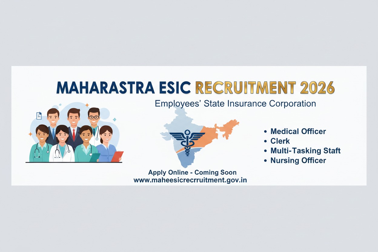 Maharashtra ESIC Recruitment 2026: Walk-In Interview for Medical Officer Posts (MBBS/DNB Eligible) – Apply Now