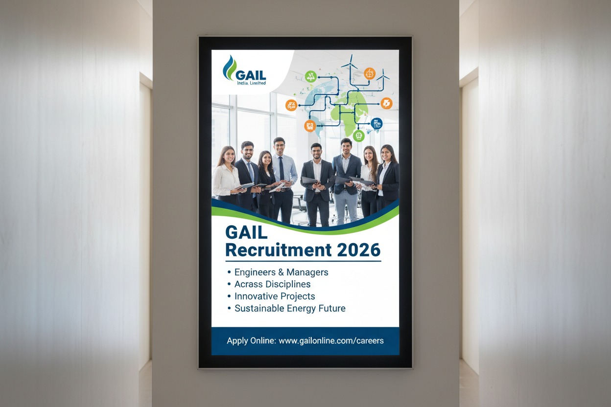 GAIL Recruitment 2026: Director Post Notification (Advt. No. 34/2026) – Apply Online Before 24 March