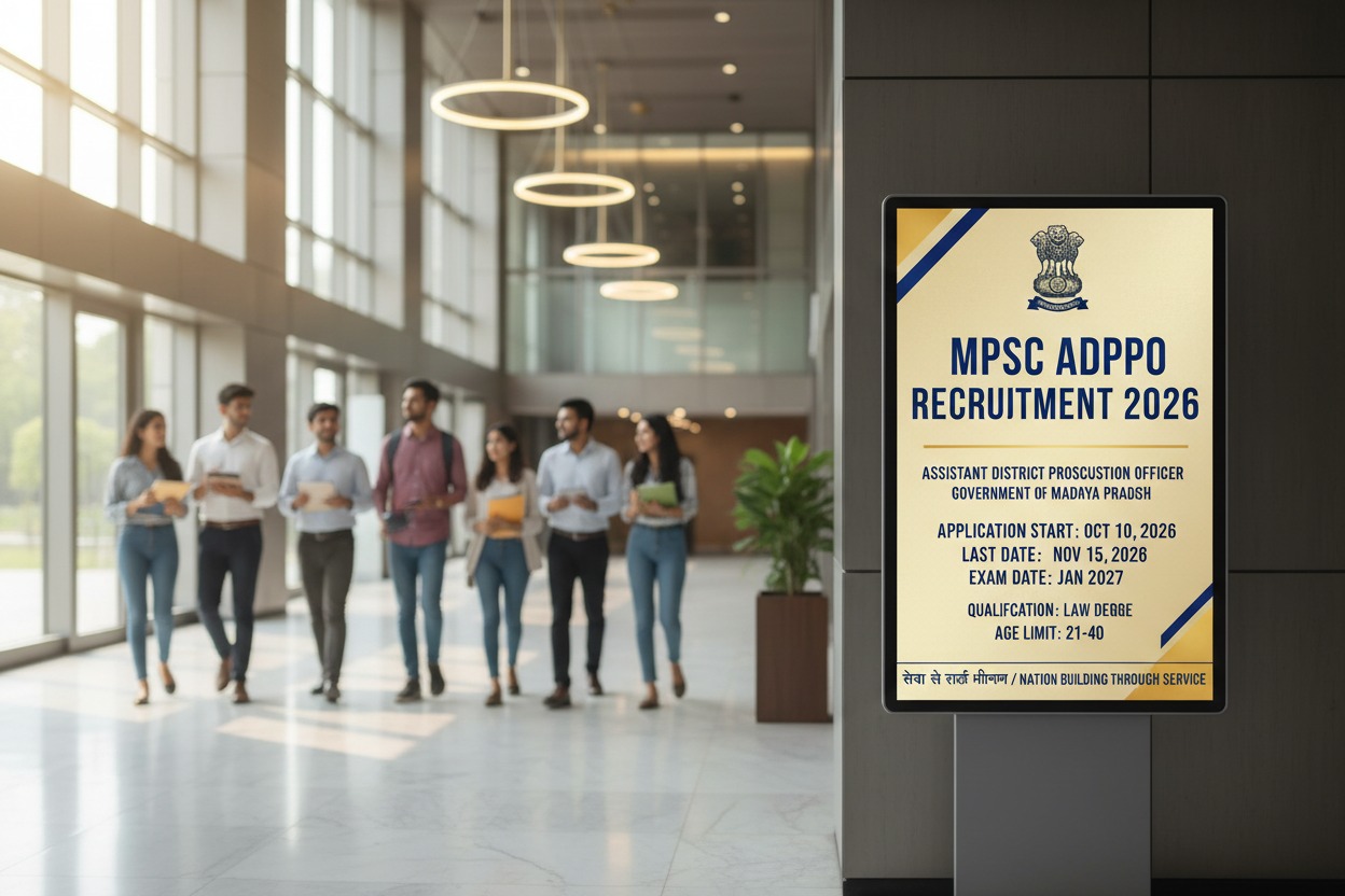MPPSC ADPPO Recruitment 2026 – 17 Assistant District Public Prosecution Officer Posts | Apply Before 8 May