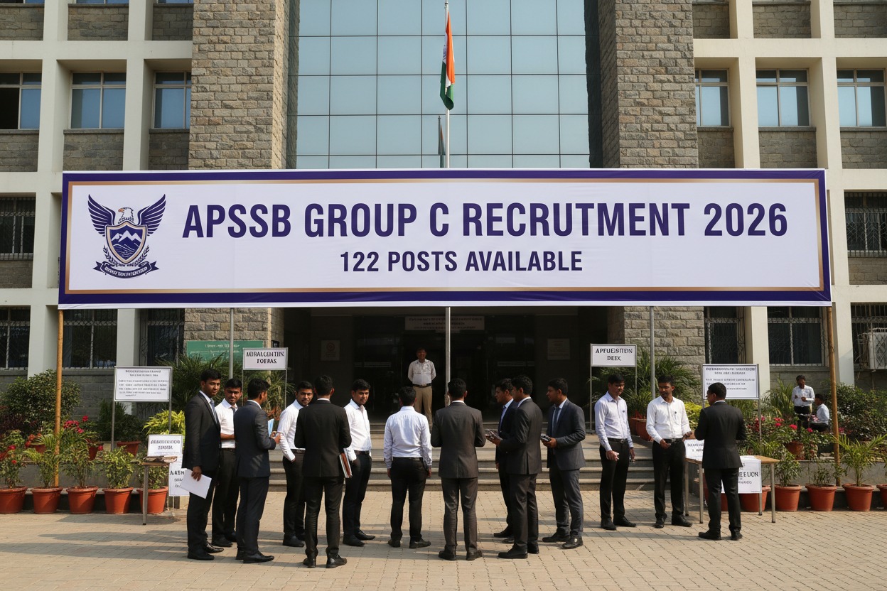 APSSB Group C Recruitment 2026 for 122 posts. Apply online before 16 April. Check eligibility, qualification, and full details on AnyJobAlert.
