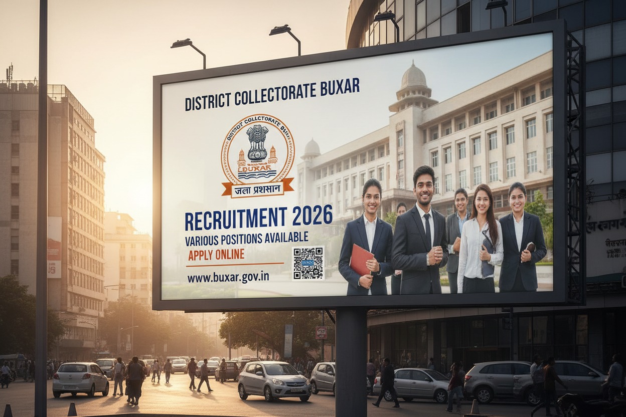 District Collectorate Buxar Recruitment 2026 – Apply for District Project Officer Post | AnyJobAlert