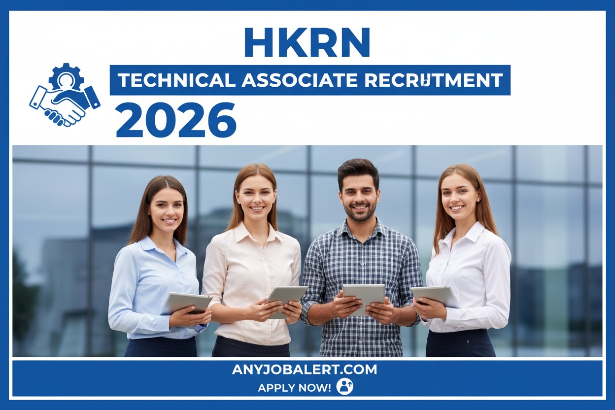 HKRN Technical Associate Recruitment 2026 – Apply Online for Any Graduate Posts Before 1 April