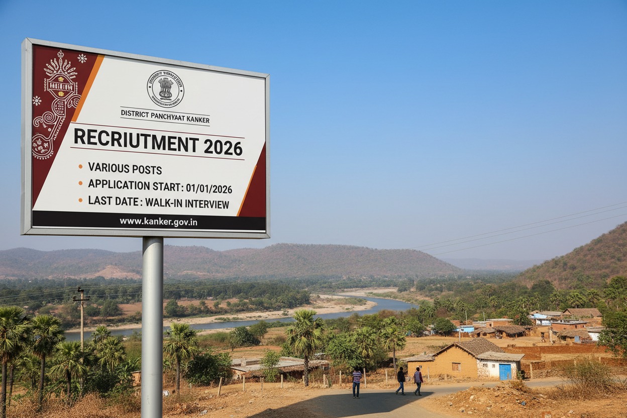 District Panchayat Kanker Recruitment 2026: Apply for Block Project Manager & Accountant Posts Before April 7