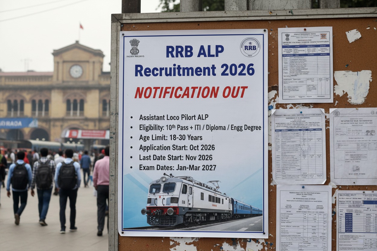 RRB ALP Recruitment 2026 Notification Out for 11,127 Posts | Apply Online Before 14 June