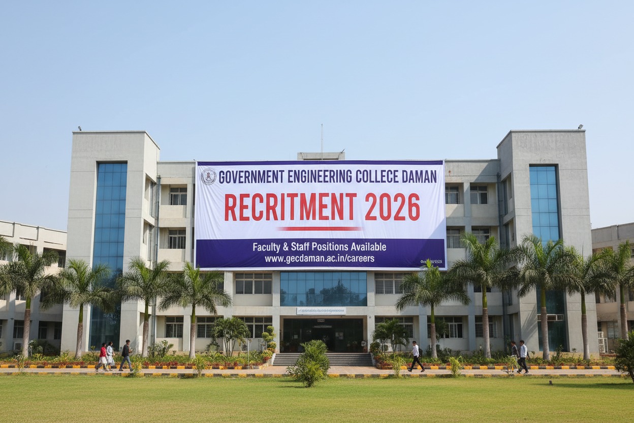 Government Engineering College Daman Recruitment 2026: Apply for Assistant Professor Posts Before April 8