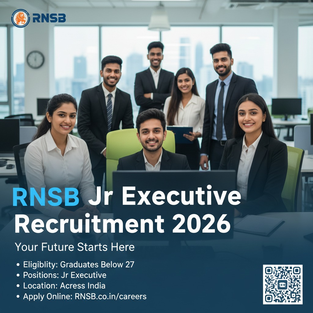 RNSB Jr Executive Recruitment 2026