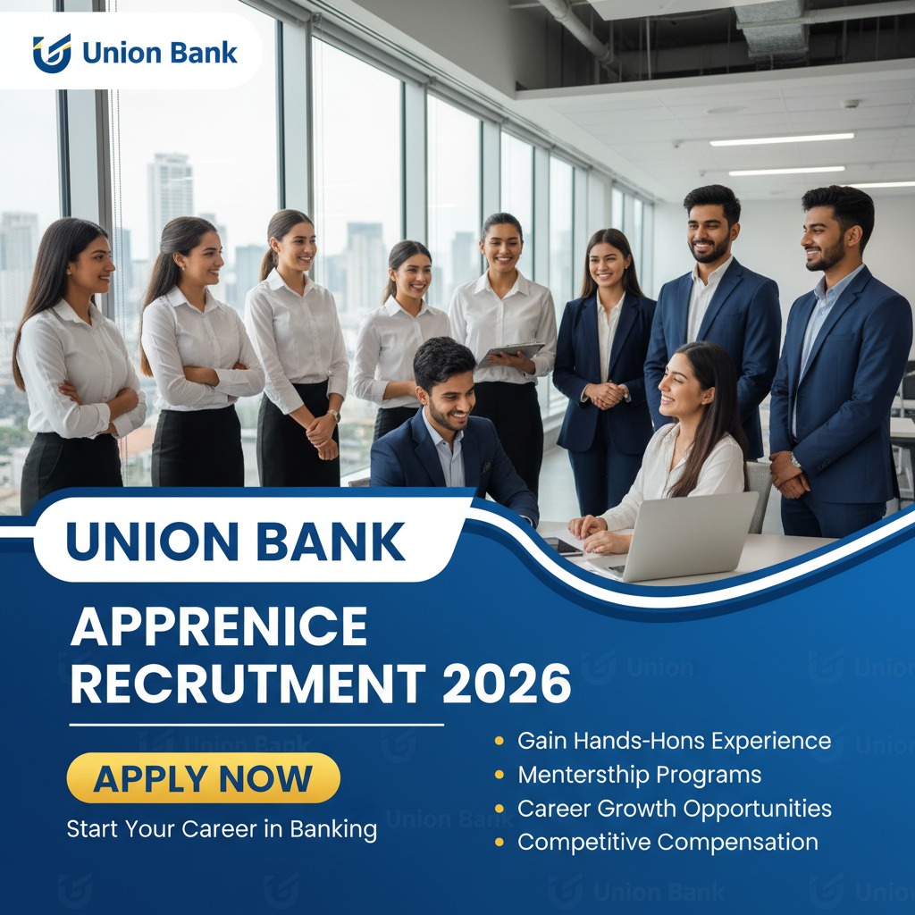 Union Bank Apprentice Recruitment 2026 – Apply Online for 1865 Graduate Posts Before May 19
