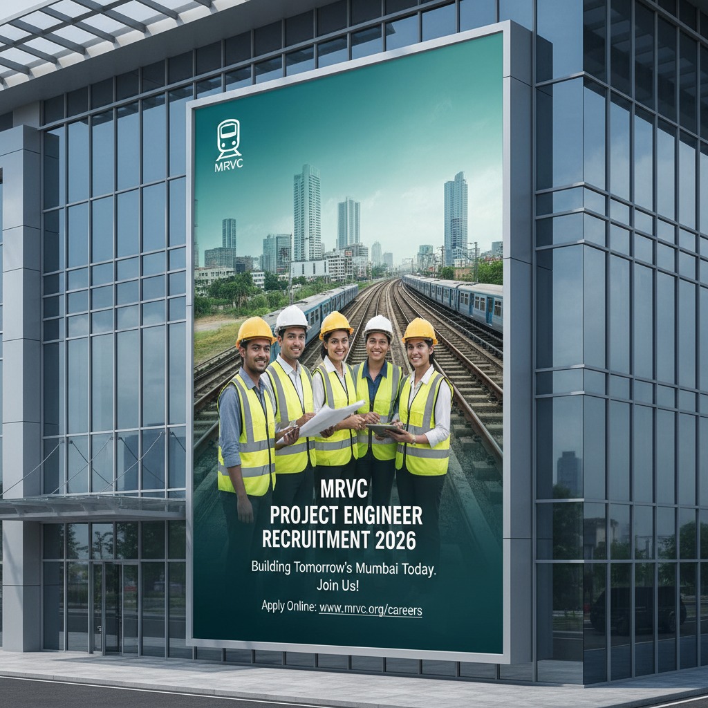 MRVC Project Engineer Recruitment 2026 Apply Online for 2 Bridge Engineer Posts