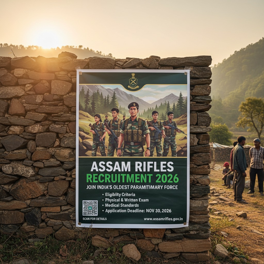 Assam Rifles Recruitment 2026 Apply Online for 117 Havildar Clerk, Rifleman & Other Posts